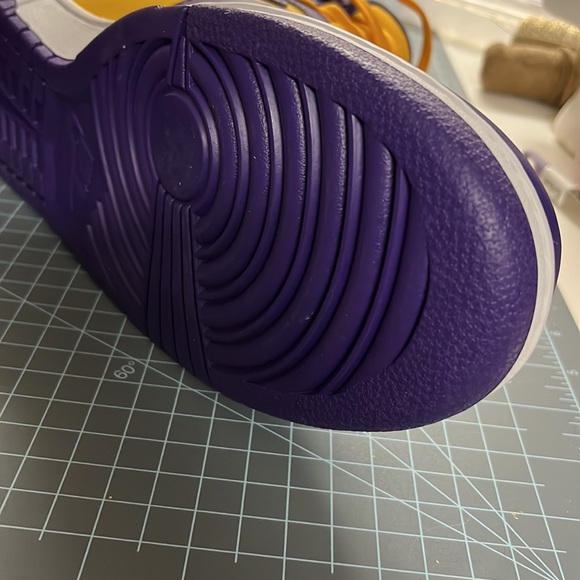 Nike Dunk Hi Retro sZ 15 Laker scheme inspired BRAND NEW NEVER WORN Box NO LID - Picture 12 of 14